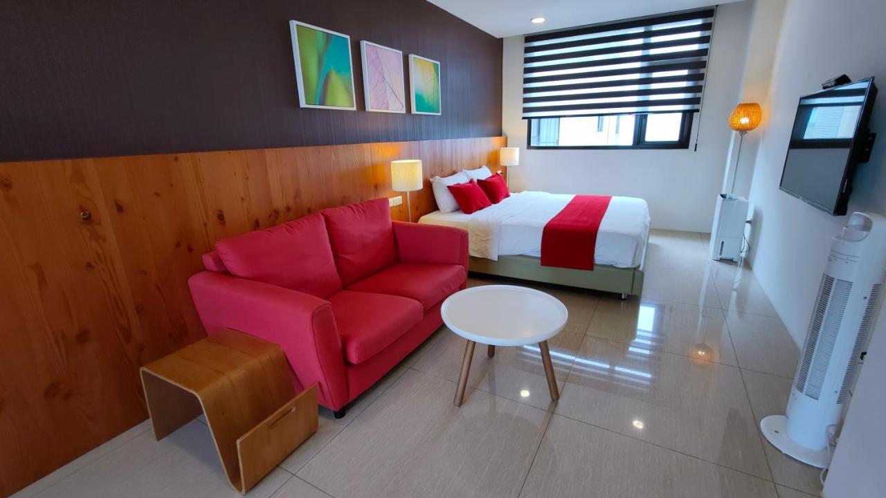 川岸空中villa Luodong Buitenkant foto