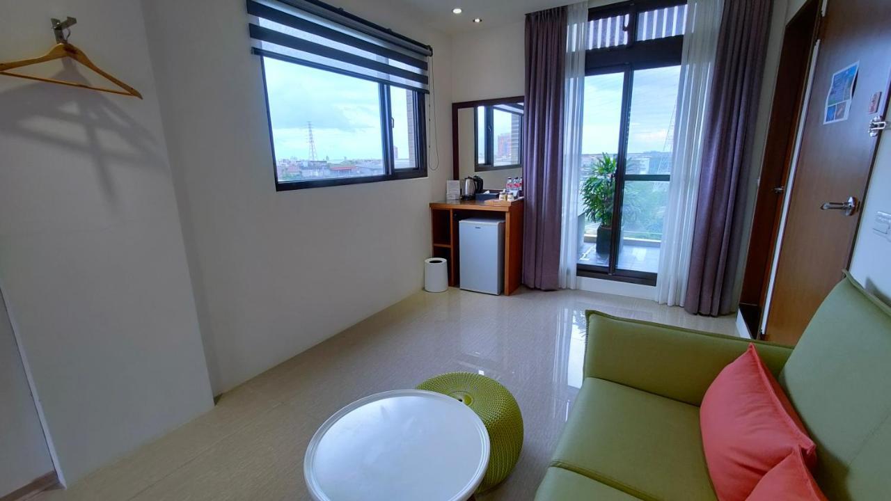 川岸空中villa Luodong Buitenkant foto